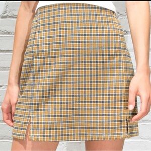 Plaid Brandy Melville mini skirt